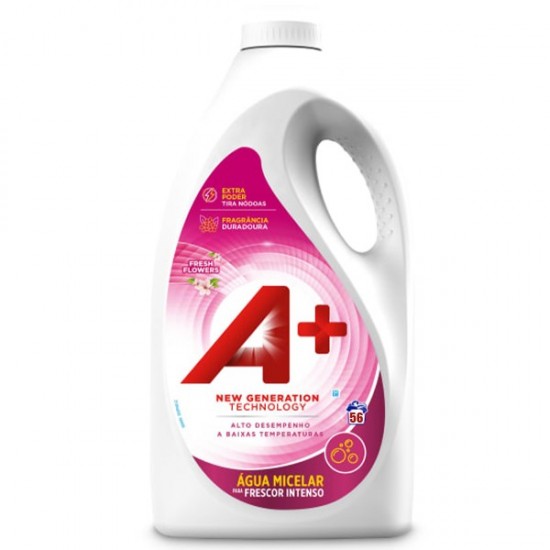 A+ Prací gél Fresh flowers 2,8l - 56 praní A+ Prací gél Fresh flowers 2,8l - 56 praní