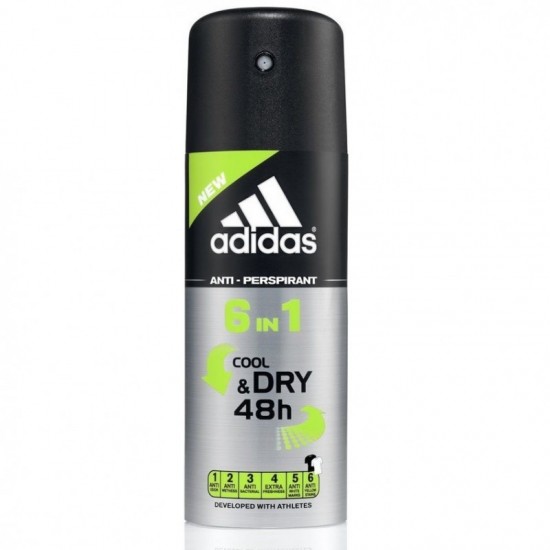 ADIDAS Cool & Dry  6v1 deospray 150ml pre mužov