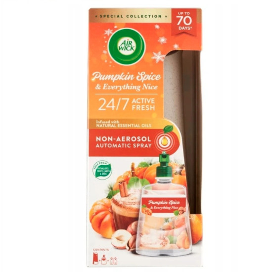Air Wick Active Fresh Automatic Pumpkin & Winter Spice 228ml