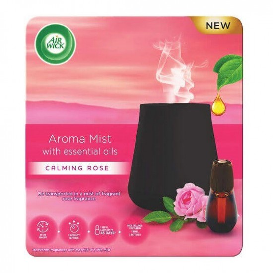 AIR WICK Aroma Mist Calming Rose vaporizér + náplň 20ml