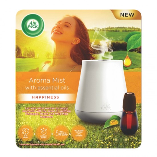 AIR WICK Aroma Mist Happiness vaporizér + náplň 20ml