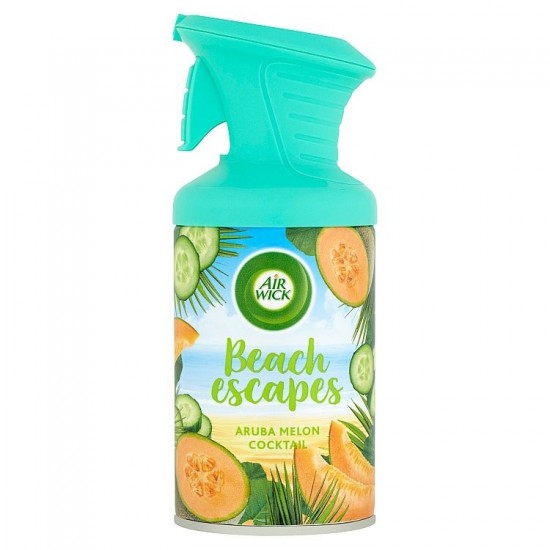 AIR WICK Beach escapes Osviežovač vzduchu Aruba melónový koktejl 250ml AIR WICK Beach escapes Osviežovač vzduchu Aruba melónový koktejl 250ml
