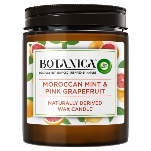 AIR WICK Botanica Sviečka Maroccan Mint & Pink Grapefruit 205g AIR WICK Botanica Sviečka Maroccan Mint & Pink Grapefruit 205g