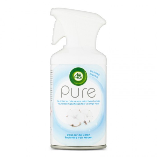 AIR WICK Pure Osviežovač vzduchu Soft Cotton 250ml AIR WICK Pure Osviežovač vzduchu Soft Cotton 250ml
