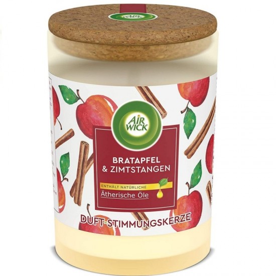 AIR WICK Essentials Oils Apple Orchard & Ceylon Cinnamon 185g