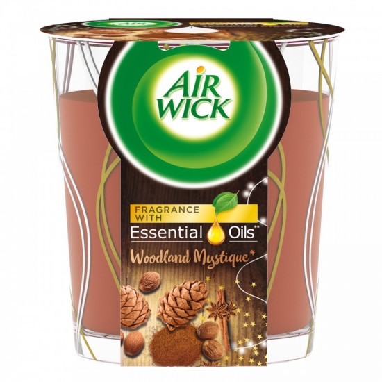 AIR WICK Vonná sviečka - Essential Oils - Woodland Mystique 105g