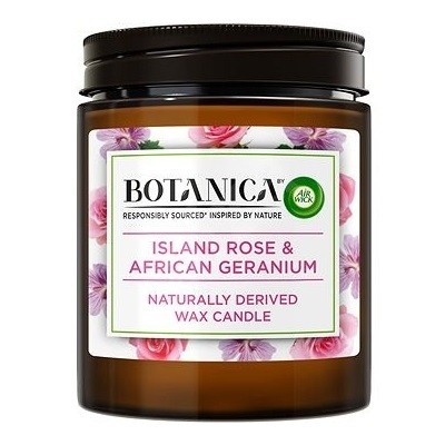 AIR WICK Botanica Sviečka Island Rose & African Geranium 205g