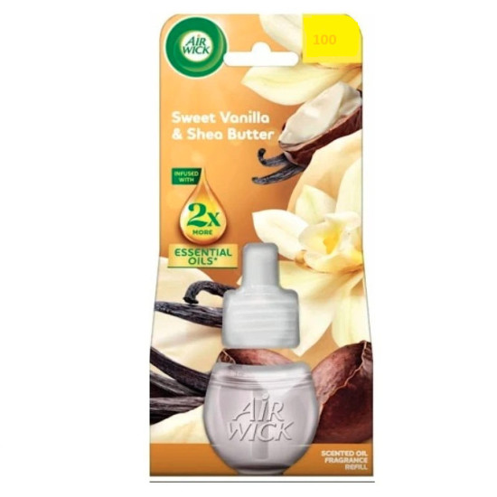 Airwick Essential oil Náplň 19ml Sweet Vanilla & Shea Butter