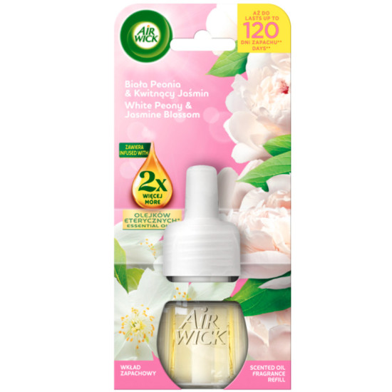 Airwick Essential oil Náplň 19ml White Peony & Jasmine Blossom Airwick Essential oil Náplň 19ml White Peony & Jasmine Blossom
