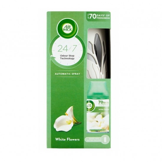 AIR WICK Freshmatic auto spray+náplň White Flowers 250ml+baterky