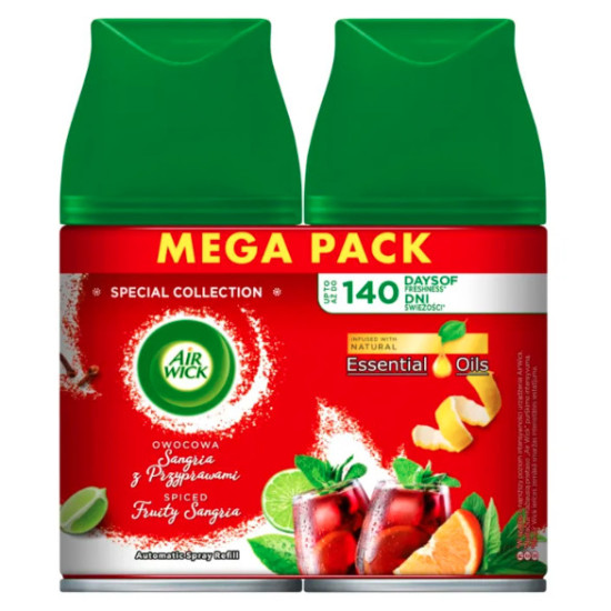 AIRWICK náplň 2x250ml DUO-Pack Winter Punch & Spices AIRWICK náplň 2x250ml DUO-Pack Winter Punch & Spices