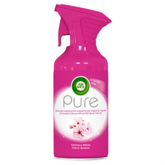AIR WICK Pure osviežovač vzduchu sprej 250ml - vôňa čerešnový kvet