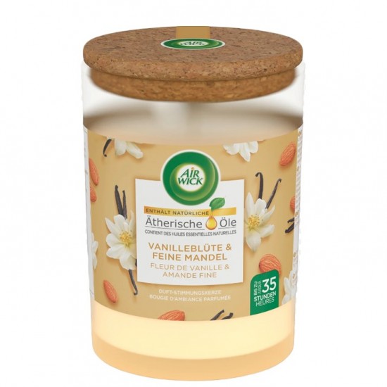 AIR WICK Sviečka Vanilla Blossom & Fine Almonds 185g AIR WICK Sviečka Vanilla Blossom & Fine Almonds 185g