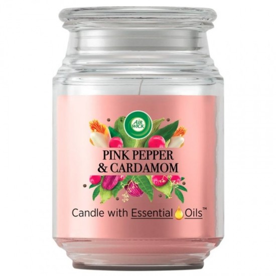 AIR WICK Vonná sviečka Pink pepper & Cardamom 480g