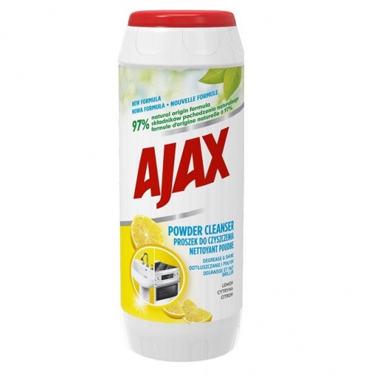 AJAX Práškový čistiaci prostriedok Lemon 450g
