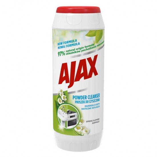 AJAX Práškový čistiaci prostriedok Spring flower 450g