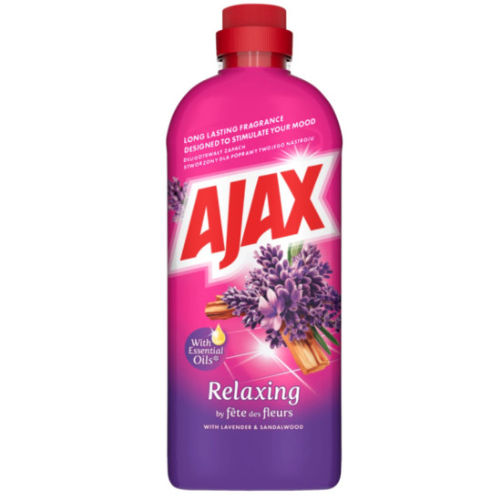Ajax univerzálny čistič 1L Relaxing - Lavender & Sandalwood Ajax univerzálny čistič 1L Relaxing - Lavender & Sandalwood