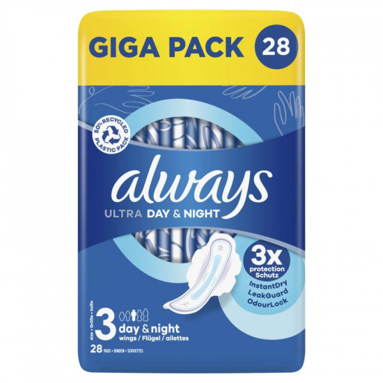Always Ultra Day&Night Size 3 - 28ks GigaPack
