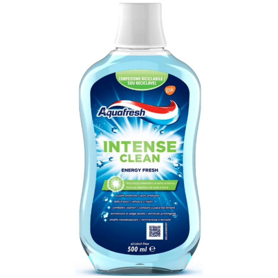 Aquafresh Ústna voda Intense Clean Energy Fresh 500ml Aquafresh Ústna voda Intense Clean Energy Fresh 500ml