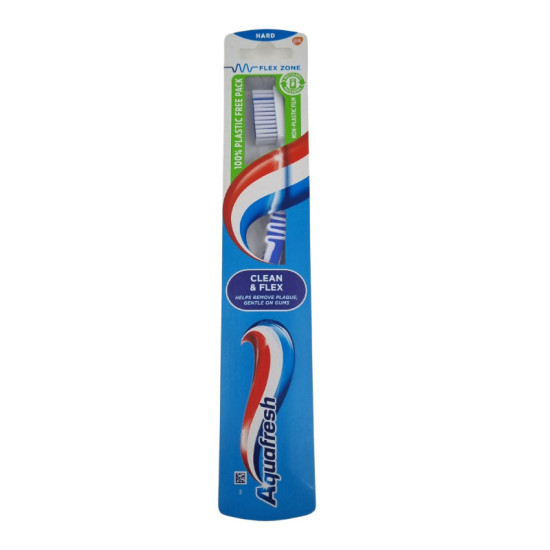 AQUAFRESH Zubná kefka Clean & Flex Hard 1ks AQUAFRESH Zubná kefka Clean & Flex Hard 1ks