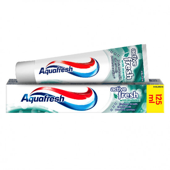AQUAFRESH Zubná Pasta - Active Fresh with Mentol 125ml