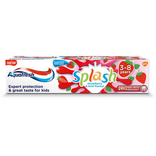 AQUAFRESH Zubná pasta Splash pre deti 3-8 rokov 50ml