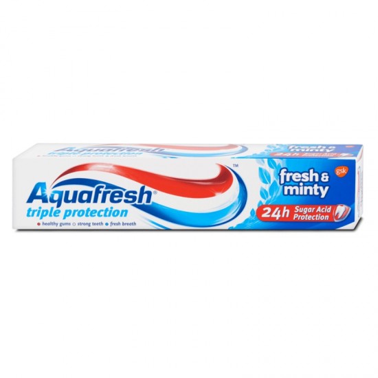 AQUAFRESH Zubná pasta - Triple protection Fresh&Minty 100ml