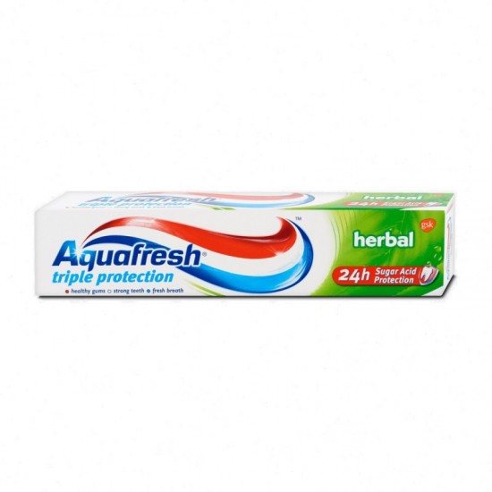 AQUAFRESH Zubná pasta - Triple protection Herbal 100ml