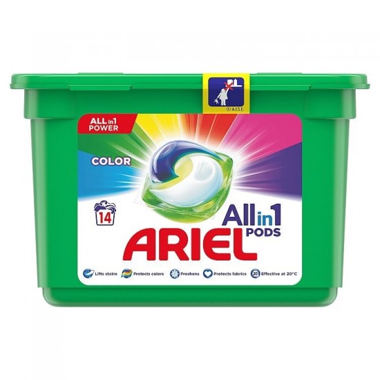 ARIEL All in 1 Gélové kapsuly - Color 14ks
