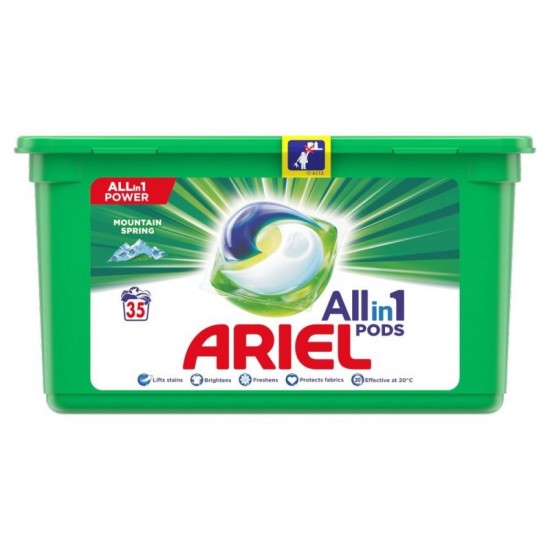 ARIEL All in 1 Gélové kapsuly - Mountain Spring 35ks ARIEL All in 1 Gélové kapsuly - Mountain Spring 35ks