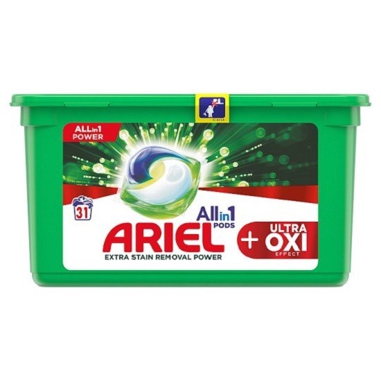 ARIEL All in 1 Gélové kapsuly + Oxy Efect  31ks