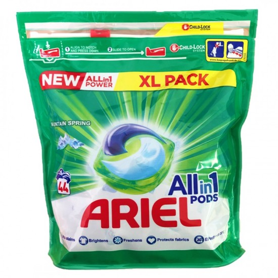 ARIEL Allin1 Gélové kapsuly - Mountain Spring 44ks ARIEL Allin1 Gélové kapsuly - Mountain Spring 44ks