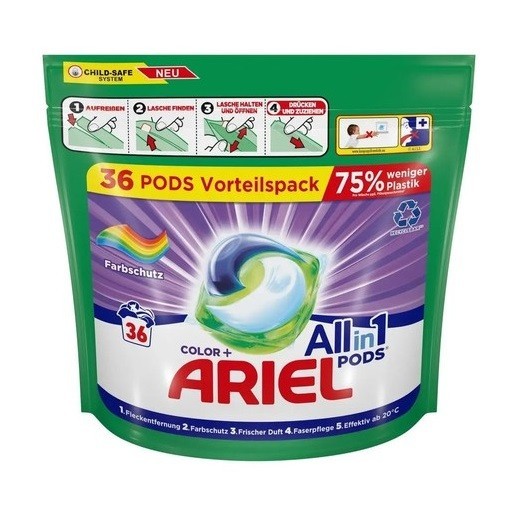 ARIEL Allin1 Gélové kapsuly - Color+ 36ks
