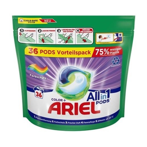 ARIEL Allin1 Gélové kapsuly - Color+ 36ks ARIEL Allin1 Gélové kapsuly - Color+ 36ks