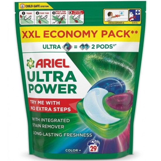 Ariel BIG pods Ultra Power Color+ 29ks Ariel BIG pods Ultra Power Color+ 29ks