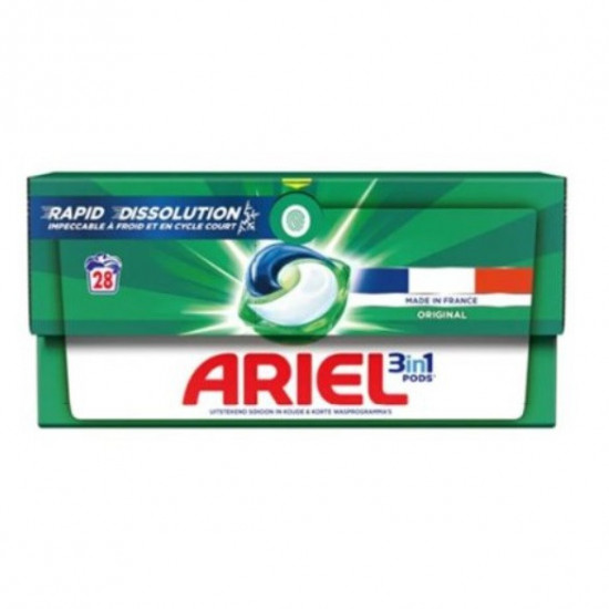 Ariel pods 3in1 28ks Original - Ecoclic Box