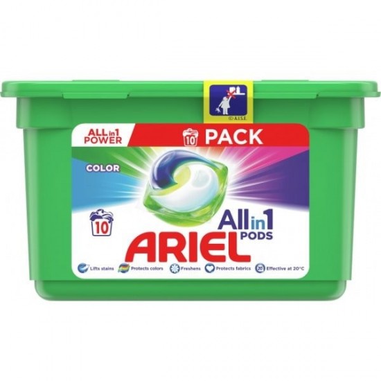ARIEL Allin1 Gélové kapsuly - Color 10ks ARIEL Allin1 Gélové kapsuly - Color 10ks