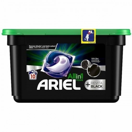 ARIEL Allin1 Pods Gélové kapsuly Revita Black 10ks ARIEL Allin1 Pods Gélové kapsuly Revita Black 10ks