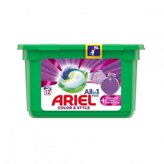 ARIEL All in 1 Gélové kapsuly - Complete fiber protection 12ks ARIEL All in 1 Gélové kapsuly - Complete fiber protection 12ks