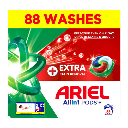 Ariel Extra Clean All in1+Extra kapsule na pranie 88 PD