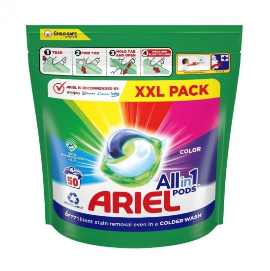 Ariel pods Allin1 50ks COLOR XXL Pack