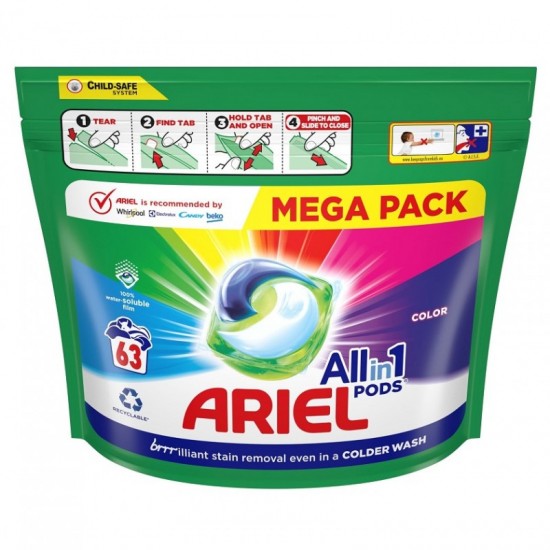 ARIEL pods Allin1 63ks COLOR Mega Pack
