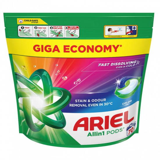 Ariel pods Allin1 70ks Color Giga Economy Ariel pods Allin1 70ks Color Giga Economy