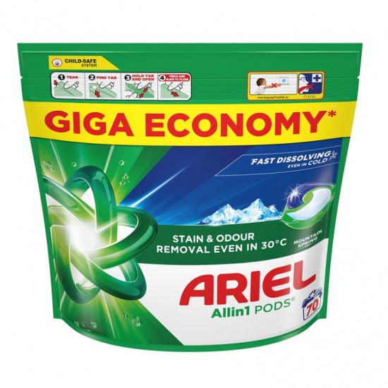 Ariel pods Allin1 70ks Mountain Spring Giga Economy Ariel pods Allin1 70ks Mountain Spring Giga Economy