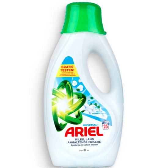 Ariel prací gél 1125ml Universal+Fresh cotton 25 praní Ariel prací gél 1125ml Universal+Fresh cotton 25 praní