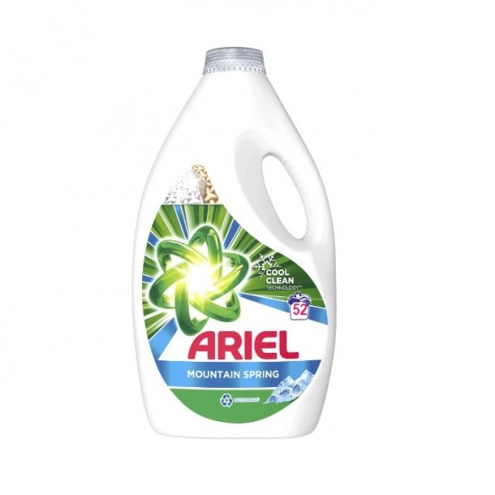 Ariel prací gél 2,86L 52 praní Mountain Spring Ariel prací gél 2,86L 52 praní Mountain Spring