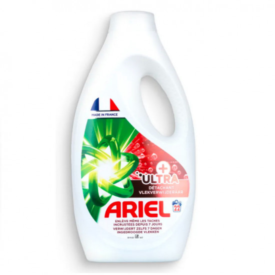 Ariel prací gél 990ml Ultra+ OXI - 22 praní