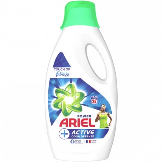 ARIEL Prací gél Power Active Odor Defense 1,54L - 28 praní