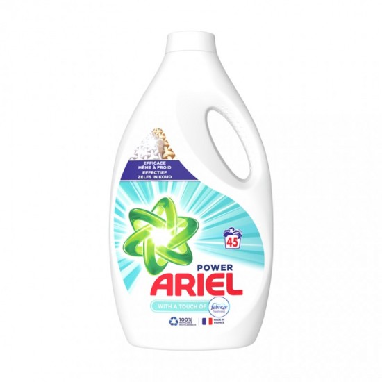 ARIEL Prací gél Power - Touch of Febreeze - 2,475L - 45 praní ARIEL Prací gél Power - Touch of Febreeze - 2,475L - 45 praní