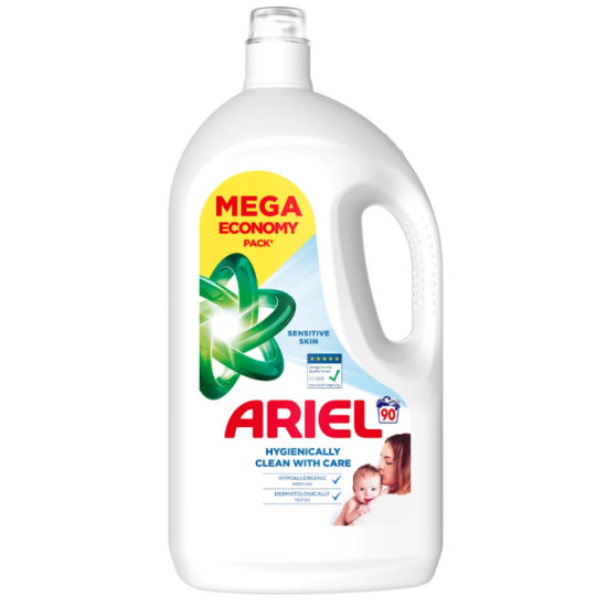 Ariel prací gél Sensitive Mega pack 4050ml 90 PD Ariel prací gél Sensitive Mega pack 4050ml 90 PD